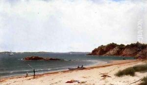 View of the Beach at Beverly, Massachusetts by John Frederick Kensett
