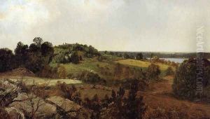 View of Rhode Island by John Frederick Kensett