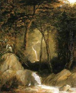 The Mountain Stream by John Frederick Kensett