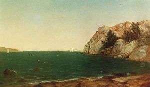 Entrance to Newport Harbor by John Frederick Kensett