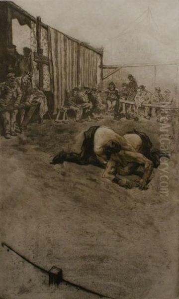 The Wrestlers - view 1
