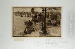 Distribution De Soupe Le Vendredi by Edgar Chahine