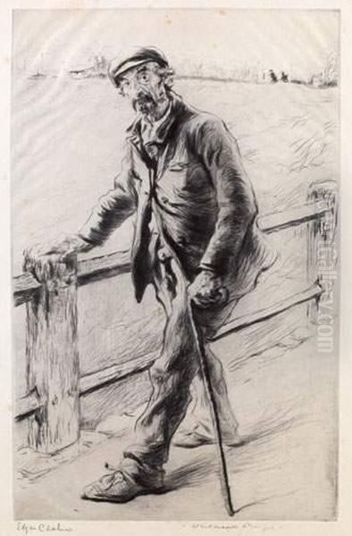 "sans Travail. 1903" - "l' Ataxique. 1905". - view 1