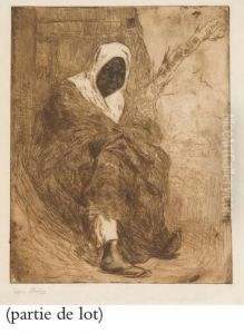 Etude De Gueux, Vieille Nagresse, Tate De Jeune Homme, Croquis De Femmes Et Fillettes
Et
Le Repos Apras La Parade by Edgar Chahine