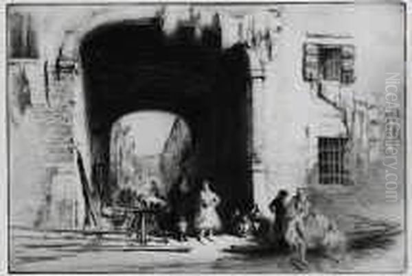 "corte Colonna - Venezia" 1922 - view 1