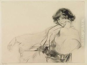Two Drypoints.
La Belle Rita