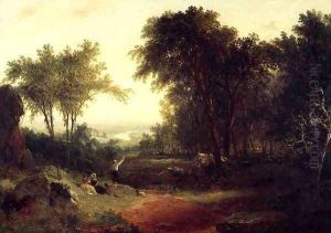 A Holiday in the Country 1851 by John Frederick Kensett