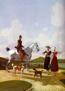 Riders on Lake Tegernsee 1825