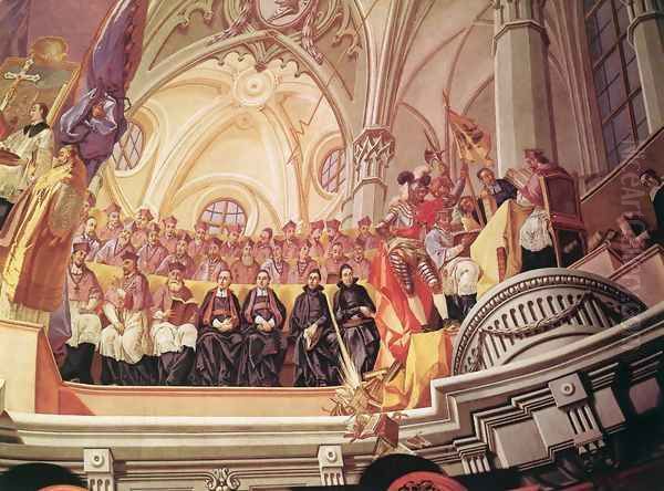 The Council in Trident (detail) 1778 - view 1