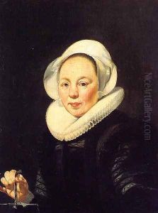 Portrait of a Woman Holding a Balancek