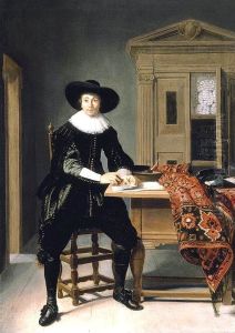 Portrait of a gentleman by Thomas De Keyser