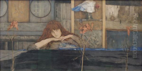 I Lock my Door Upon Myself 1891 by Fernand Khnopff