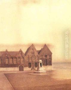 The Abandoned Town 1904 by Fernand Khnopff