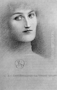 Study of a Woman 1896 by Fernand Khnopff
