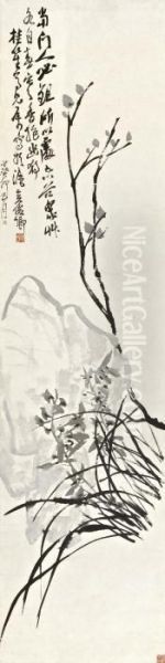 Orchid And Rock - view 1
