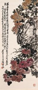 Chrysanthemums And Rock by Wu Changshuo