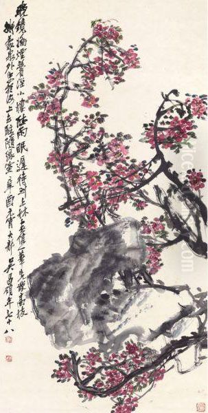 Spring Apricot Bloosom - view 1