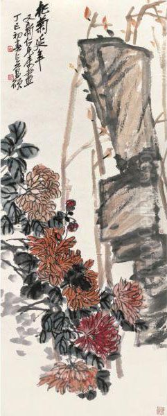 Chrysanthemum Blossoms - view 1