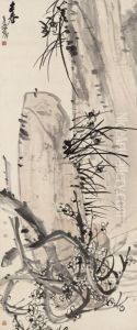Rocks And Plants by Wu Changshuo