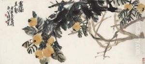 Loquats Ripening In Summer by Wu Changshuo
