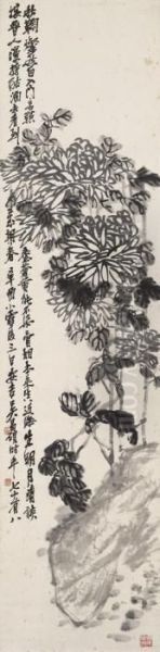 Autumn Chrysanthemums - view 1
