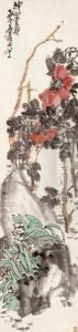 Peony And Narcissus by Wu Changshuo