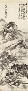 Landscape In The Style Of Wu Zhen by Wu Changshuo