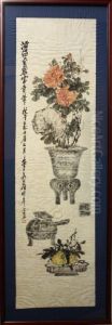 Flowers In Archaic Vases by Wu Changshuo