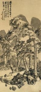 Watching The Waterfall by Wu Changshuo