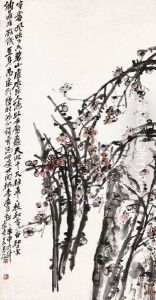 Plum Blossoms by Wu Changshuo