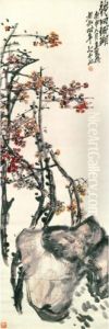 Plum Blossom And Rock