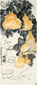 Bottle Gourds by Wu Changshuo