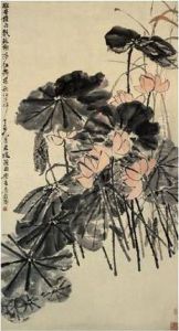 Giant Lotus by Wu Changshuo