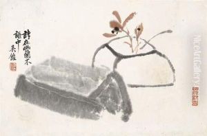 Orchid by Wu Changshuo