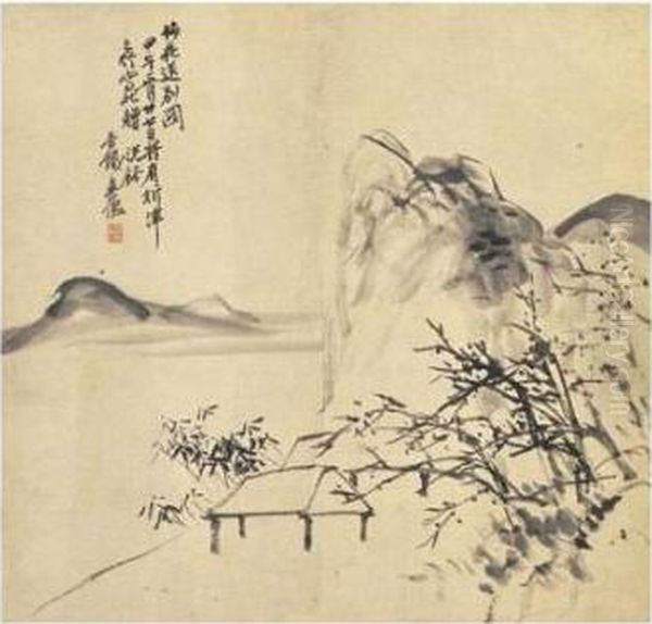 Plum Blossoms Waving In The Breeze - view 1