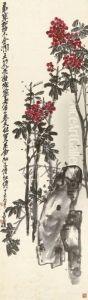 Flower by Wu Changshuo