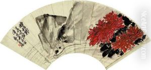 Chrysanthemum And Rock by Wu Changshuo