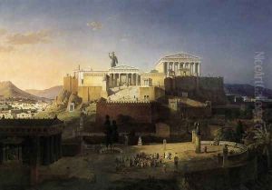 The Acropolis at Athens 1846 by Leo Von Klenze