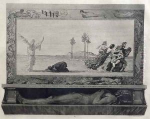 Death As Saviour (Der Tod als Heiland) illustration from Part 1, Opus XI of 'On Death', 1889 by Max Klinger
