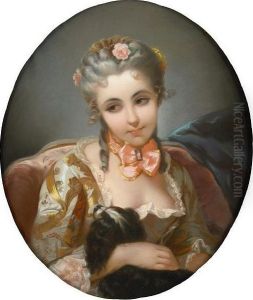 A Portrait Of A Lady by Charles Josua Chaplin
