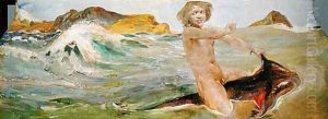 Ride on a Shark, 1884-85 by Max Klinger