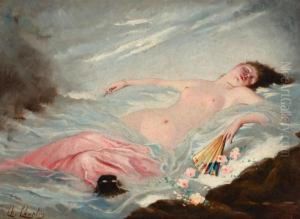 After The Masked Ball. by Charles Josua Chaplin