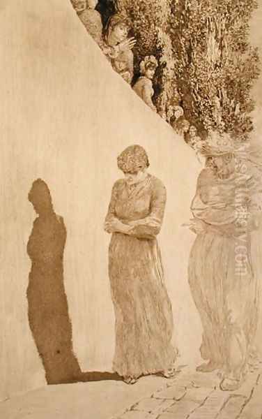 Schande, from 'Eine Liebe' Opus X, 1880-87, 1903 by Max Klinger