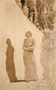 Schande, from 'Eine Liebe' Opus X, 1880-87, 1903 by Max Klinger