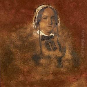 Portrait De Femme by Charles Josua Chaplin