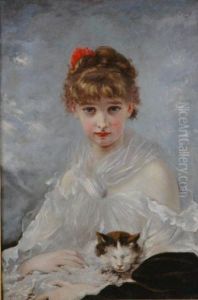 Her Favorite Pet by Charles Josua Chaplin