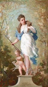 Diana Mit Putto. Diana Mit Putto.
