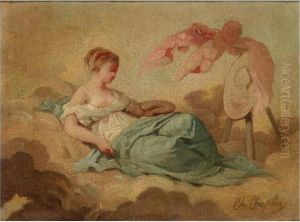 An Allegory Of Painting by Charles Josua Chaplin