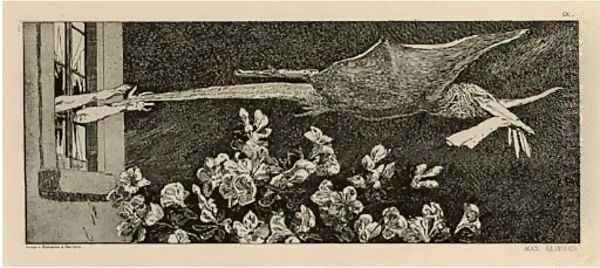 Ein Handschuh, Opus VI, G. H. Klinger, Leipzig, 1924 by Max Klinger