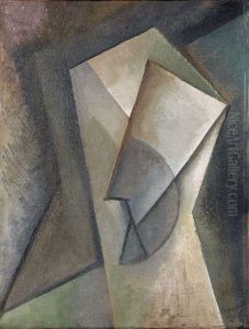 Composition Geometrique Beige Et Grise Iv by Youla, Jules Chapoval